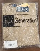Adult Polo Tan 100% Cotton Pique