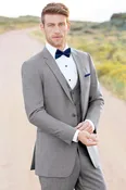 SLIMFIT HEATHER GREY CLAYTON SUIT - 262 — Formals By Vince