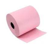 Bond Paper, Pink, 3" x 165', 50 rolls/case