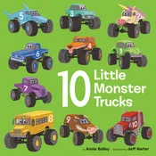 10 Little Monster Trucks Book