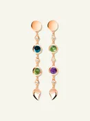 BOUTON Long Ohrringe in 'Aurora' mit Diamanten