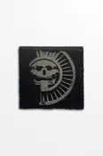 Disk of Mictlāntēcutli Coaster — Vega Print AZ