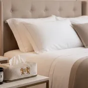 Beige Dynasty Luxe Tissue Box Cover