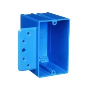 18 Cu. In. Single Gang with PVC Support Flange (box of 50) — Habitat for Humanity Troup County