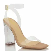 Bam Bam Heels- Nude