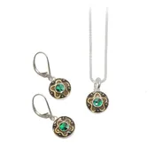10mm Green Abalone Set