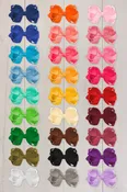 4" Chunky Double Loop Bows