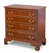 Chippendale Bachelor's Chest with Drawers