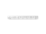 Front panel attachment clamping strip - for dishwashers