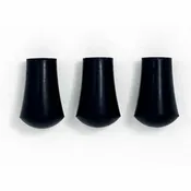 Danmar 520-3 Rubber Tips 3-pack 9.5mm 3/8 in. for Floor Tom Legs - Dales Drum Shop