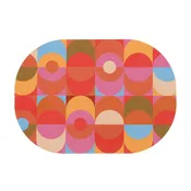 BLINK MODERN OVAL PLACEMAT MULTICOLOR