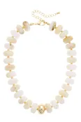Canvas San Sebastian Beaded Necklace - White