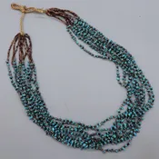 10 strand Turquoise Nugget necklace Marie Aguilar