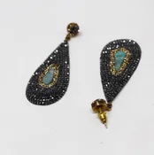 925 Jade Earrings #48336