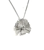 18K White Gold 5.6CT Diamond Necklace