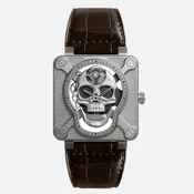 Bell & Ross BR 01 Laughing Skull BR01-SKULL-SK-ST