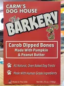 Carm's Dog House Carob Dipped Bones Box — Carm's Doghouse