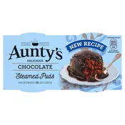 Aunty's Chocolate Steamed Puddings 2pk x 6