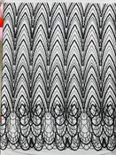 Luxury Chain Geometric Beaded Lace 54” Wide| New Creations Fabric & Foam Inc.
