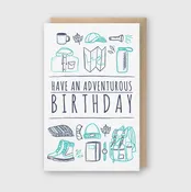 Adventurous Birthday Greeting Card