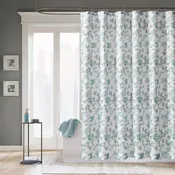 13pc Hooks Polyester Shower Curtain Set