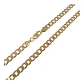 10K Yellow Gold Curb Necklace