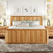 A-America Adamstown Panel Bed in Natural
