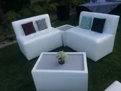 MD Armless Sofa - Loveseat  43"