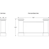 108 x 60" Single Sided Architecture Signage