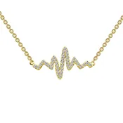0.39 ct tw Heartbeat Necklace — Cronier's Fine Jewelry