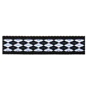 Argyle -- White & Black