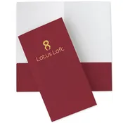 5" x 9-½" Presentation Folder – Foil Stamped