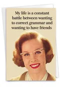 Correcting Grammar: Funny Birthday Card