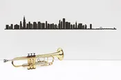 49.25" XL City Skyline Silhouette