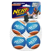 Nerf Dog 4-Pack Distance Tennis Balls-NON SQUEAK Blaster Reloads.
