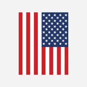 American Flag Beach Towel – 54" x 68"