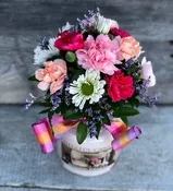 Cheerful Giver Candle Arrangement