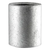 1 and 1 Quarter Inch Galvanized Steel Pipe Merchant Coupling