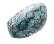 Blue Snake Skin Pattern Hard Sunglasses Case