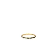 18KY R Blk DIA Eternity Band