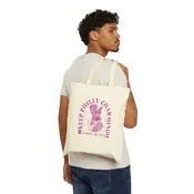 Cotton Canvas Tote Bag Keep Philly Charming trendy shoulder bag — Charmed on South
