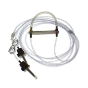 Bifurcated PMI Pharmacy Fluid Transfer Set With Universal Spikes – Silicone Pump Insert With Bridge – Male Luer