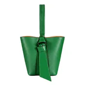Aida Women’s Green Italian Leather Handbag