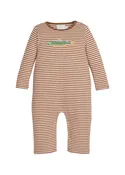 Applique Romper - Brook Trout