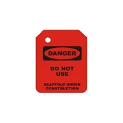 R-101-0 RED DANGER SCAFFOLD TAG INSERT