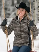 Amy Fleming Heartland Plaid Checkered Jacket