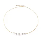 4-6.5 MM Fresh Water Venetian Necklace 18inch w/2inch ext