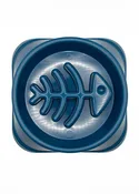 Blue Fish Slow Feeder Bowl