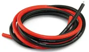 10AWG silicone wire (1m Red & 1m Black. 2m total)