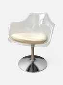 1970'S LUCITE CHAMPAGNE CHAIR — Hook Props